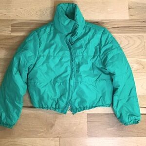 Wild Fable bright blue green jacket size xs